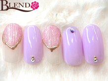 ブレンド 広尾店(BLEND)/マオ藤パステルカラーデザイン