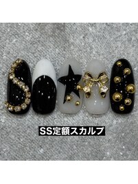 スター×フレンチネイル