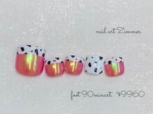 ネイルアート ジマー/foot 90minart ¥9960