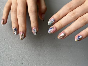 ファンクションネイルズ 表参道 原宿(FUNCTION NAILS)/アートネイル/カラフル