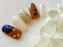 ネイルアンドアイラッシュ ボネール 銀座店(lash Bounail)/和柄　ミラー　花　11480円