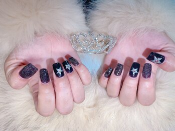 ヘブン ネイル 鶯谷(HEAVEN Nail)/ブラックスターネイル