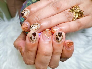 はあとねいる 宇都宮御幸ヶ原店/10月ネイル