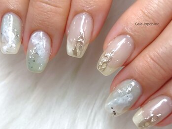 ニュアンス/春/クリアジェル