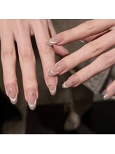 ミックスネイルスタジオ(Mixx nail studio)/マグネットフレンチ