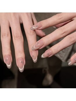 ミックスネイルスタジオ(Mixx nail studio)/マグネットフレンチ