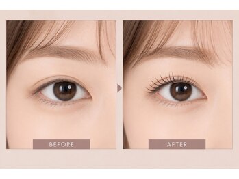 アース コアフュールボーテ みどり店(EARTH coiffure beaute)の写真/自まつげ派さんも◎人気の【パリジェンヌラッシュリフト】であなたの理想のお目元に！モチの良さも魅力♪