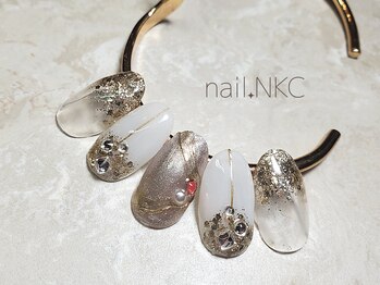 NKC/キラキラの褒められラメネイル