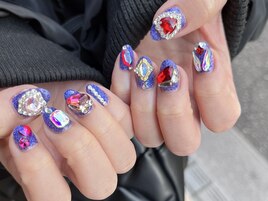 派手ネイル