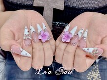レアネイル 渋谷店(Le’a nail)/フレンチ☆プルメリア
