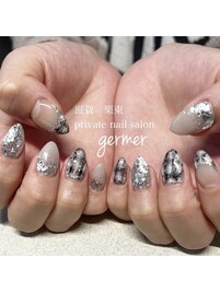 ざっくりツイードデザイン♪