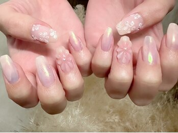 ソアラスネイル(Soaras Nail)の写真/【ワンカラー、ラメグラ¥9500★アート付け放題¥11000～】長さ出しはジェルチップ、アクリル選択可能♪