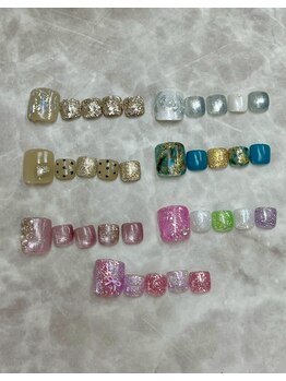 はあとねいる 難波店/店舗限定デザイン　7月フット