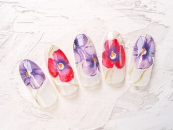 ネイルスポット ユーアンドエー(nailspot yu&a)/パンジーネイル