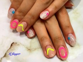 うねうねネイル☆
