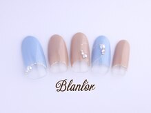 ブランロール 中目黒店(Blanl'or)/ブルー×グレージュ　ハート