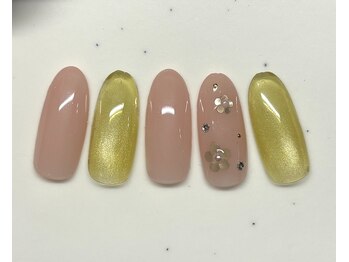 インプレス 大井町店(Impress)/イエローマグネットネイル