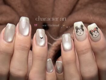 ノアール(noir)/トレンド/色鉛筆ネイルも^ - ^