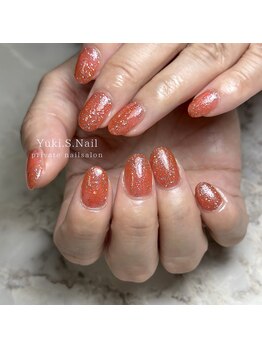 ユキ エス ネイル(Yuki.S.Nail)/ 夏ネイル～ギラギララメ～