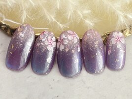 夜桜ネイル/Rocher