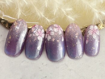 夜桜ネイル/Rocher