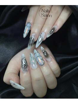 キンネイルサロン(KING NAIL SALON)の写真/【理想の爪へ◎】爪の薄さ,深爪,フォルムにこだわり自然な長さだし♪ショート～ロングまでお任せ★