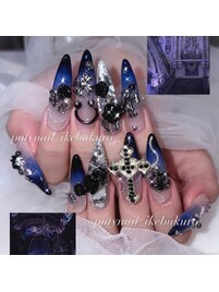 ブルーゴシックネイル
