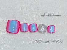 ネイルアート ジマー/foot 90minart ¥9960