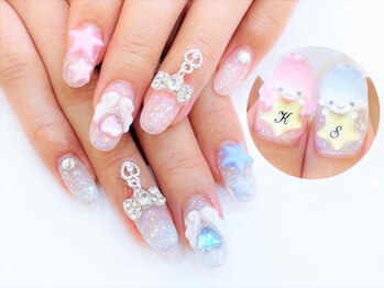 ネイルコレクション ピンク(Nail Collection Pink)/スカルプ放題＋キャラ♪キキララ