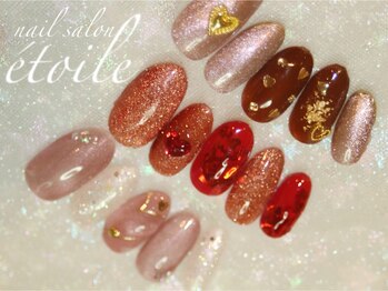 エトワール(etoile)/バレンタインネイル＊