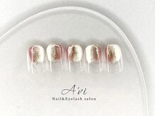 ネイルアンドアイラッシュ アヴィ(Nail and Eyelash A'vi)/ハンド定額デザイン　¥7600