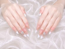 Eclat Nail【エクラネイル】長堀橋駅前店 フィルイン/長さだし/ワンホン/韓国ネイルの雰囲気（自爪に優しい施術★シンプルから韓国風まで幅広く対応）