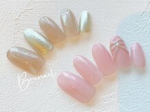 ネイルアンドアイラッシュ ボネール 銀座店(lash Bounail)/ニュアンス　リボン　どちらかで