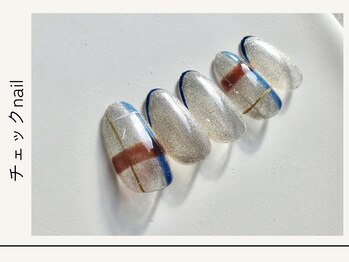 プレンティー 北千住西口店(plenty)/チェックネイル