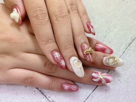 クリスマスネイル