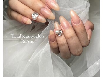 レアンシ(ReAnc)/ビジュー輝く大人ワンカラー