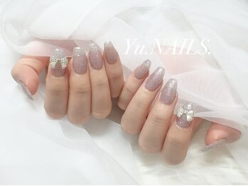 ユーネイルズ 恵比寿(Yu.NAILS.)/夏ネイル◎フラッシュリボン