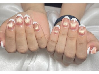 アヤメネイル/マグネットフレンチ