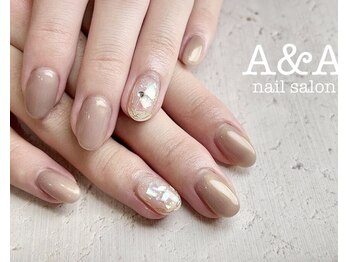 アイラッシュサロン エーアンドエー(eyelash salon A&A)/ミラーアートネイル