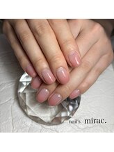 ネイルズミラク(nail's mirac.)/ピンクグラデーションネイル