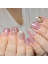 アティックネイルアトリエ(attic nail atelier)/持ち込み★マーメイドネイル