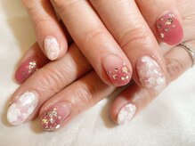 ドリームシャイニー 西葛西店(Dream Shiny)/春ネイル　桜ネイル