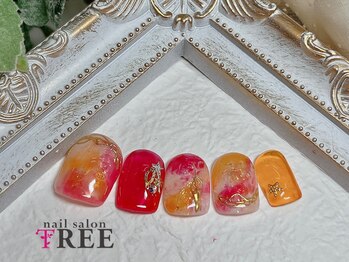 ネイルサロン トゥリー(TREE)/フット豪華定額コース¥9800