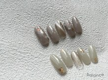 バランス 泉中央店(balance)/韓国風★クールニュアンスラメ