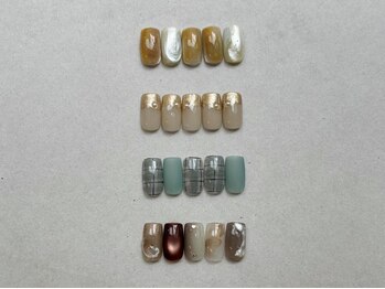 フィロンネイル 武蔵小杉店(filonnail)の写真/"こだわりぬいたさりげなさ"を。インク/色混ぜ等ニュアンス特化のデザインが豊富【定額ニュアンス¥7500～】