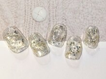 ゆびノさき/星ホロネイル