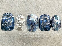 クレオ 中目黒店(Cleo)/【8月】個性派ネイビーネイル