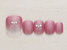 Nail Mix 宇都宮インターパーク店【ネイルミックス】【5月1日 NEW OPEN（予定）】/リボングラデ　4990円