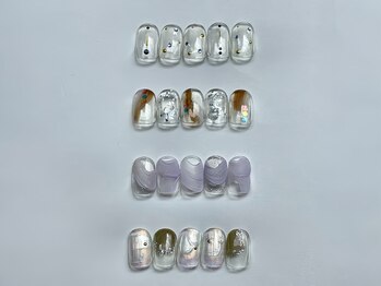 フィロンネイル 武蔵小杉店(filonnail)/4月定額クリアニュアンス