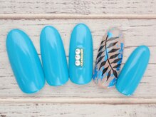 ワンネイル(ONE NAIL)/＃ニュアンスネイル＃リーフ